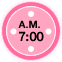 A.M.7:00